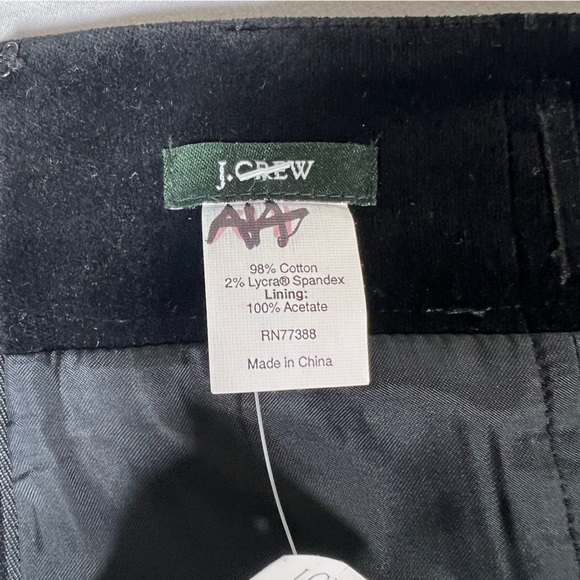 NEW NWT J. Crew Black Velvet Bow Strapless Fitted Cocktail Party Dress Size 6 - Picture 12 of 16